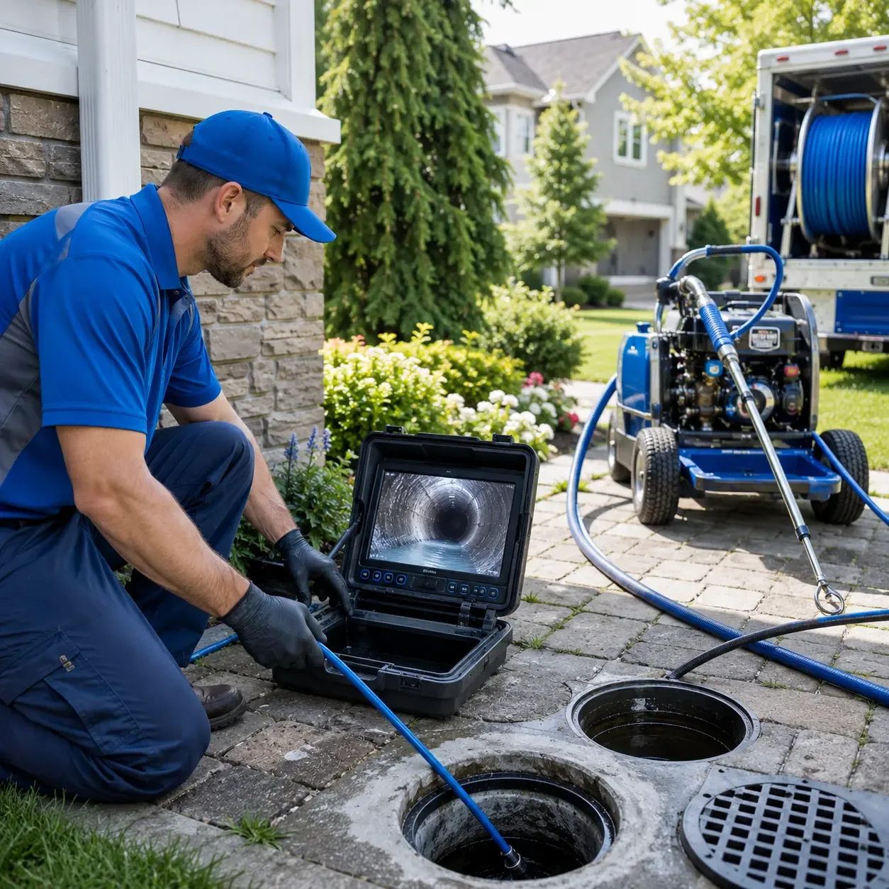 Outdoor drain cleaning professionals serving Canaseraga, NY